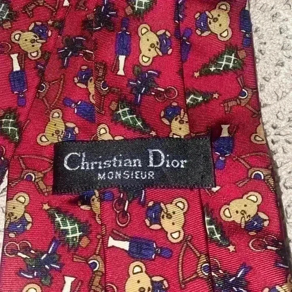 Christian Dior Monsieur all silk Christmas tie